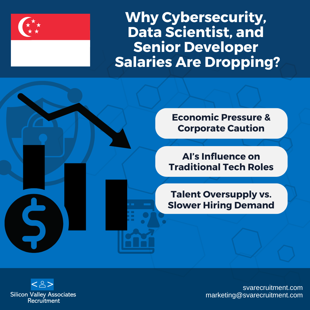 What’s Behind the Decline in Cybersecurity, Data Scientist, and Senior Developer Salaries? A Guide for Employers
